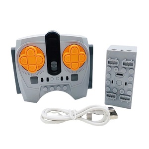 Programming Power Set 8-way Remote Control Lithium Battery Box 8 Channels Remote Control PF Brick STEM <strong>Blocks</strong> Educational Toys - Product Image 2