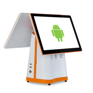Venta al por mayor de 15,6 pulgadas de doble pantalla todo en uno sistema POS conjunto PC Android caja registradora restaurante - Product Image 4