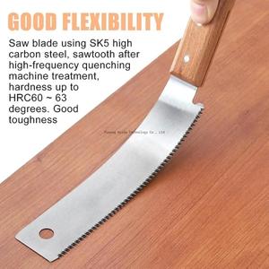 Japon tarzı 12-Inch el testere kaymaz ahşap saplı çekme gömme kesim testere ağaç İşleme için plastik kesme DIY projeleri için - Product Image 2