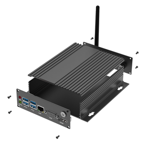 Yongu H30 147*41mm <strong>Custom</strong> Wall Mounting <strong>Case</strong> Aluminum Box <strong>Raspberry</strong> Enclosure Use for <strong>Raspberry</strong> <strong>Pi</strong> 4 - Product Image 3