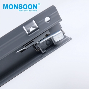 Schrank Küche verdeckte Schubladen schiebe kanäle Einzel verlängerung Push-Open verdeckte Schiebe stift befestigung Schubladen schieber - Product Image 4