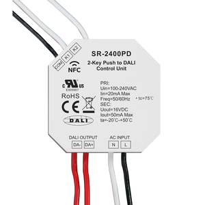 Push to DALI модуль управления с 50mA DALI выходной мощности кнопочный 2 схемы - Product Image 1