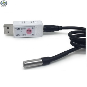 <strong>Temperature</strong> <strong>Sensor</strong> Tester <strong>Data</strong> Recorder USB Thermometer -40~+125 C for PC Laptop Email Alarm Computer Room Weather TEMPer1F - Product Image 1