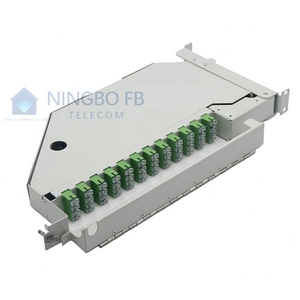 Panel de parche giratorio de fibra de 48 puertos, marco de distribución óptica, módulo de fibra pivotante, 19 pulgadas, 1U - Product Image 4