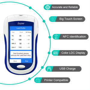 2024 NEW Health Products 9 in 1 Multi-monitoring System Blood <strong>A1c</strong> <strong>Test</strong> Strips Cholesterol Meter - Product Image 3