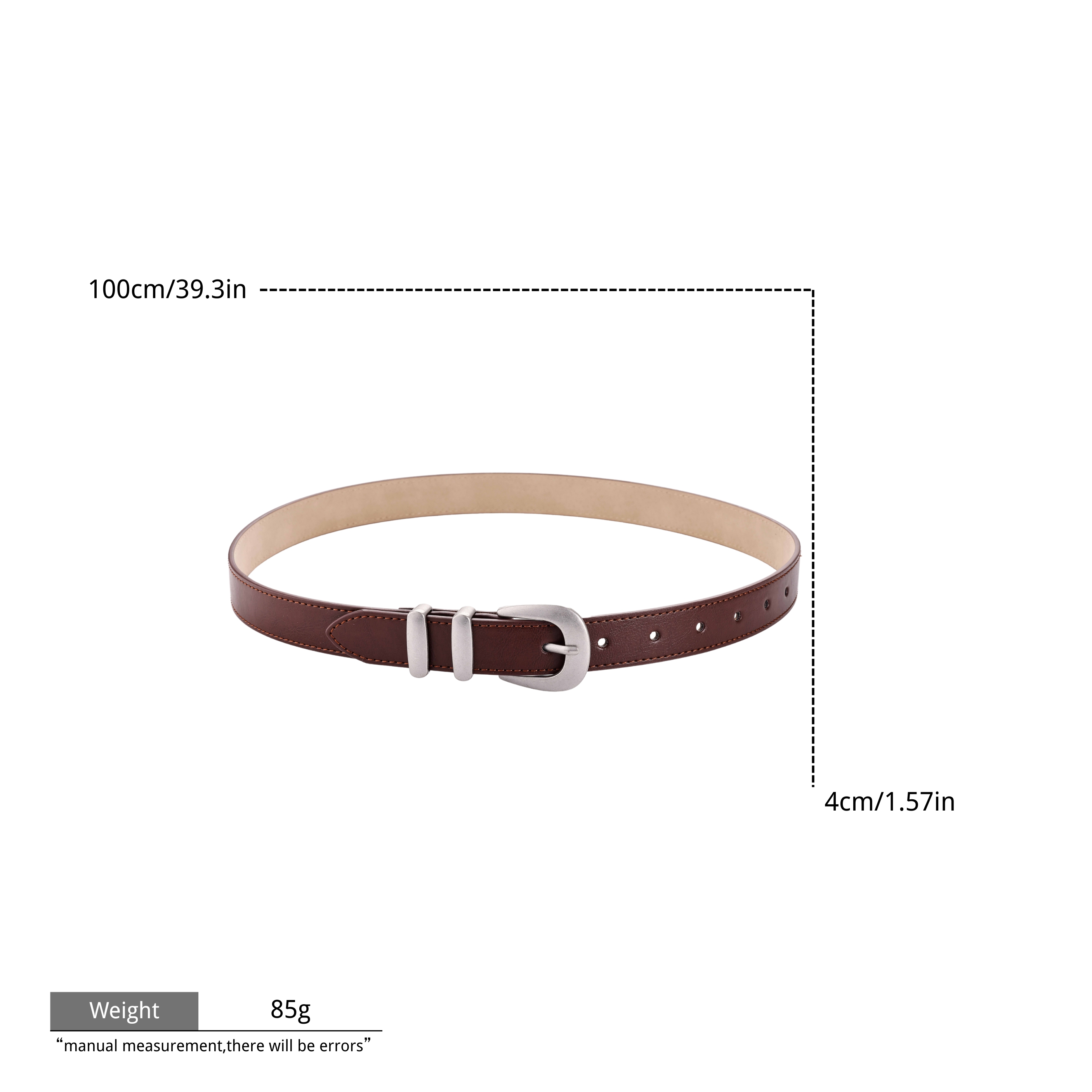 ceinture en cuir doré pour femme-GRJ1519BT
