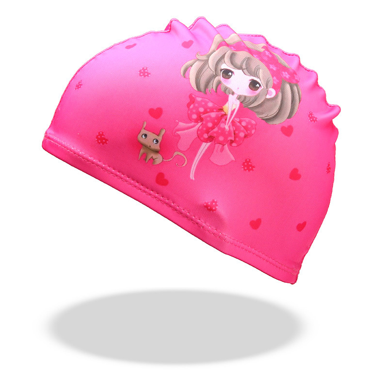 Chapeau en tissu rose pour filles
