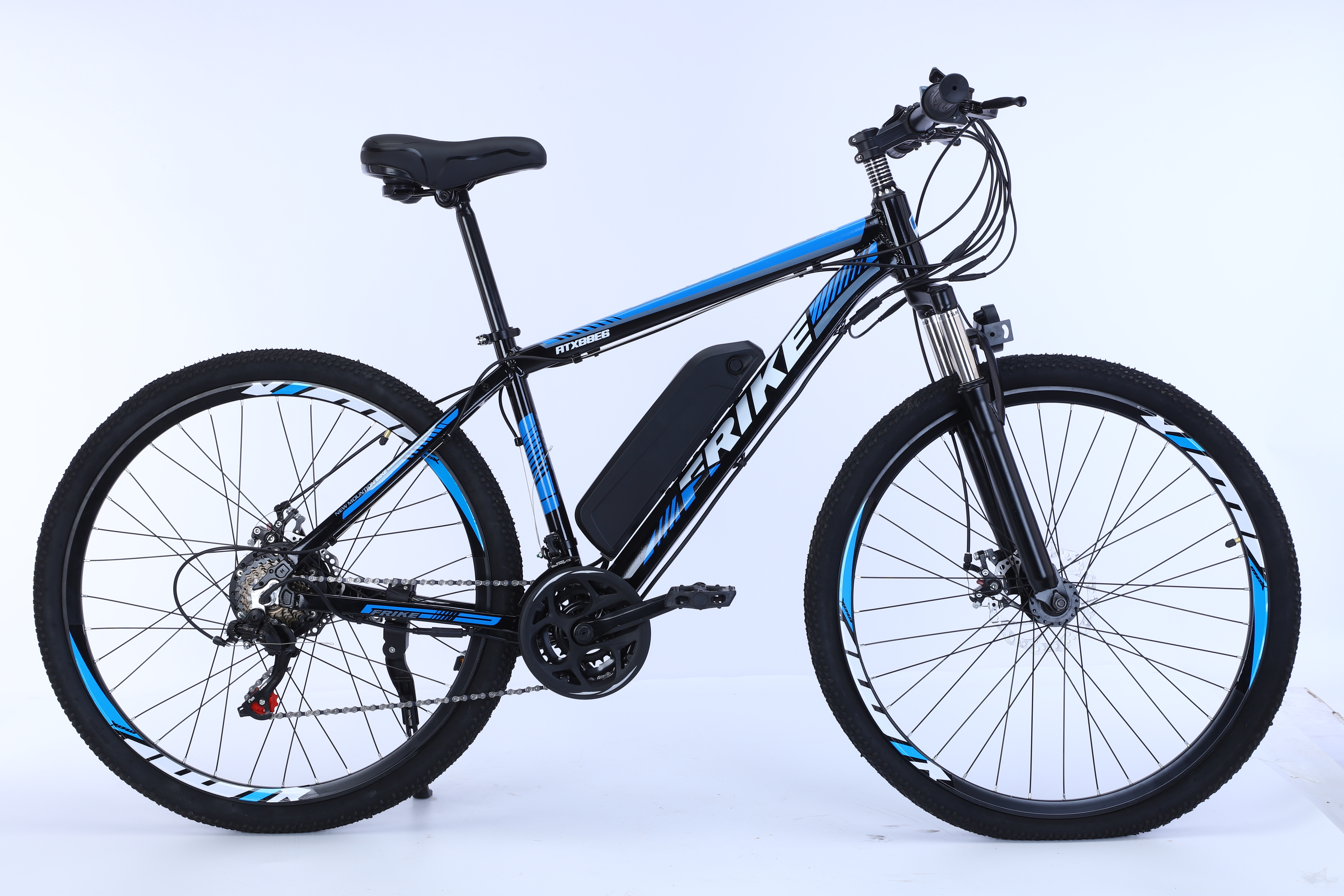 750W Blue Lithium Battery Bike