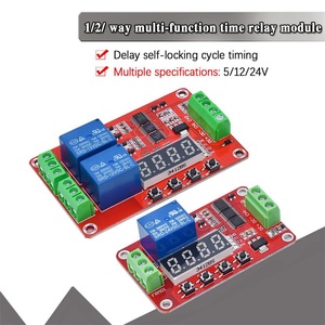 DC 5V 12V 24V 10A modulo relè di ritardo di tempo regolabile LED relè di temporizzazione digitale Timer di ritardo interruttore di controllo del Timer interruttore di controllo - Product Image 1