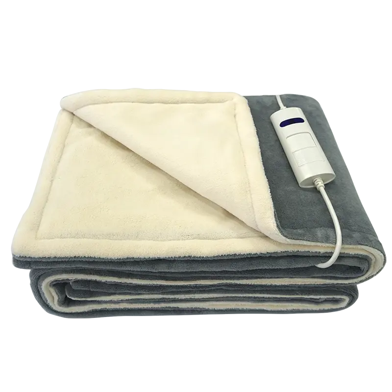 180X130cm Grote Size Elektrische Verwarming Overblanket Met Gezellig Flanel Fleece Naar Bed Voor Winter