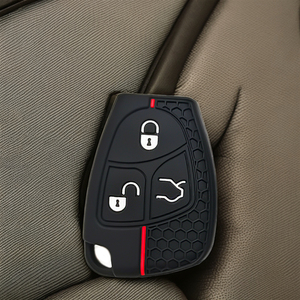 <strong>For</strong> Mercedes Benz Silicone Remote Car <strong>Key</strong> Fob Case Cover Holder Shell C B E R Class GL CLS CLK SLK W203 W211 W204 2/3 Buttons - Product Image 4