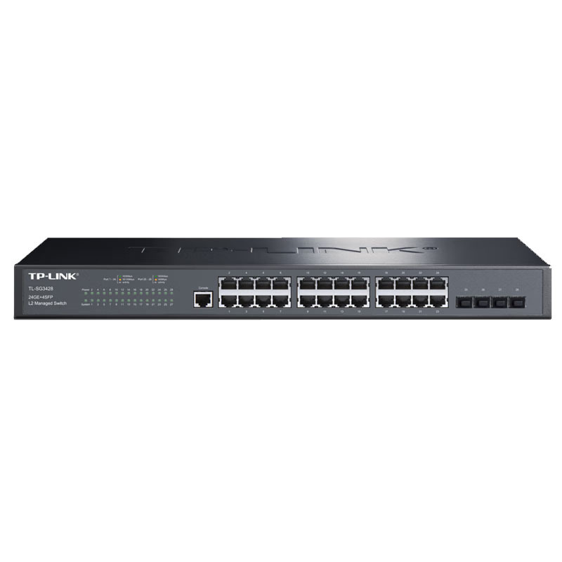 Tl-SG3428, Gigabit 30W, 100-240VAC, 50-60Hz, 192Gbps, 440x180x44