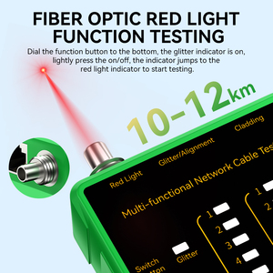Yeni varış 2 In 1 çok fonksiyonlu optik tel Tracer ağ kablosu Tester analiz için Fiber optik ağ test araçları - Product Image 2