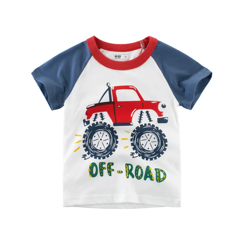 Cotton Trẻ Em Quần Áo Phim Hoạt Hình Trẻ Em Của T-Shirt Cho Bé Trai Cô Gái Trẻ Em Áo Sơ Mi Phim Hoạt Hình Chàng Trai T-Shirts