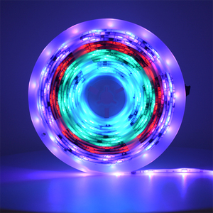 12V sihirli renk işık şeritleri WS2811 60Leds 8mm su geçirmez SPI Matrix akıllı şerit işık Rgb piksel Led şerit ışıkları - Product Image 5