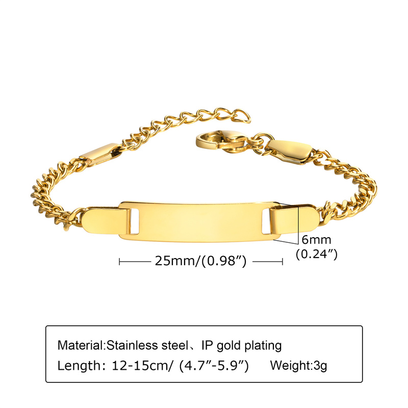 Bracelet enfant en or 9