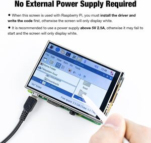 3,5-Zoll-GPIO-SPI-Schnittstelle TFT LCD 480*320 XPT2046 resistives Touchscreen-Himbeer-Pi-Display für Himbeer-Pi 5 RPi 4 RPi 3 - Product Image 5