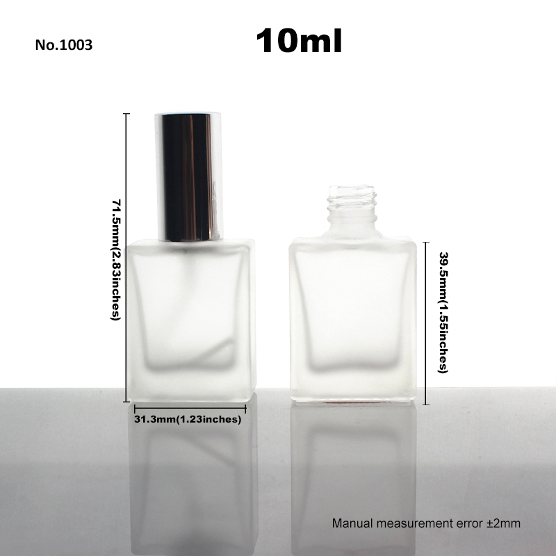 No.1003 10ml perfume bottle+spray+cap