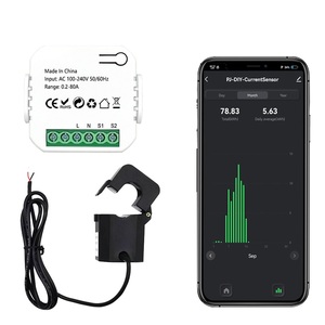 Tuya Smart ZigBeeエネルギーメーター80A、クランプアプリモニター付きKWh電圧電流消費電力110V240VサポートZigBee2MQTT - Product Image 4