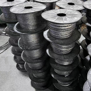 <strong>Ptfe</strong>&amp;graphite Braided Compression Gland Packing Temperature Gland Packing Graphite 2mm Gland Packing 12.5*12.5 Graphite - Product Image 6