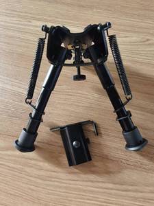 Tactical 6-9 Inch Adjustable <strong>Bipod</strong> with 20mm <strong>Mount</strong> for Hunting - Product Image 5