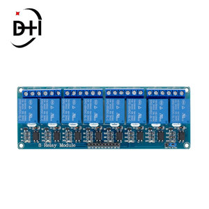 Módulo de relé de 8 canales, 5v, con salida de relé optoacoplador, 8 vías para arduin, 1 unidad