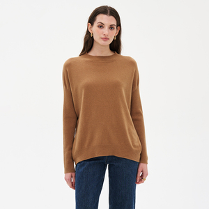 <span class=keywords><strong>2025</strong></span>秋冬新款设计女式毛衣套头衫针织衫超大号汗衫女式批发衣服