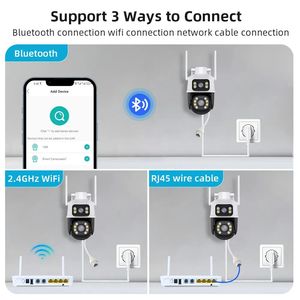 Icsee Xmeye 6MP 8CH sistema di telecamere di sicurezza domestica wireless Wifi Ptz rete wireless Nvr Kit home system cctv kit di telecamere - Product Image 4