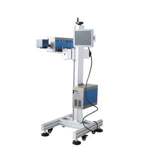 Flying Laser Fiber Engraving <strong>Machine</strong> Marking for Metal Plastic PVC PET or Wire and Cable - Product Image 2