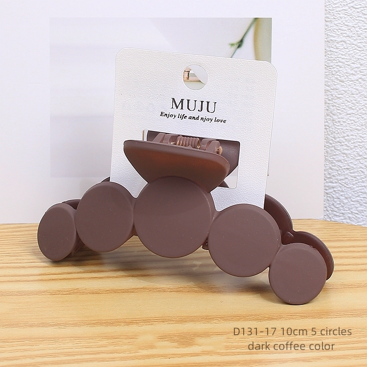 17# 10cm 5 circles dark coffee color