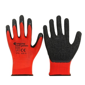 ถุงมือยางสีเหลืองมีฟังก์ชันป้องกันไฟฟ้าสถิตย์ในยุโรปและอเมริกา - Product Image 2