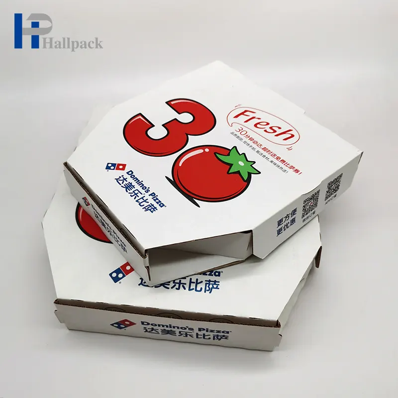 Boîte à Pizza personnalisée de qualité alimentaire, boîte en carton de conception de toutes les tailles