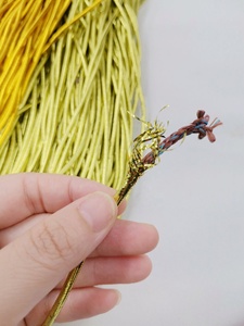 Custom Single Strand Soft Metallic Gold Silver Color Braided 3mm <strong>Elastic</strong> Cord <strong>String</strong> for Decorative Macrame Christmas Handmade - Product Image 3