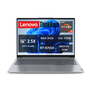 Para Lenovo Thinkbook 16 Plus 16 pulgadas Business Laptop 2,5 K Ryzen7 8745H 24G RAM 512G SSD Teclado en inglés AMD Fabricado en stock - Product Image 1