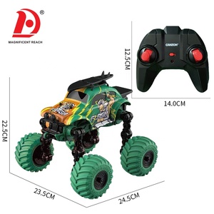 HUADA 2.4G <strong>4CH</strong> <strong>Light</strong> up Remote Control Racing Stunt Truck Toy Animal Dinosaur <strong>RC</strong> Drift Folding <strong>Car</strong> Toys Radio Control Toy - Product Image 5