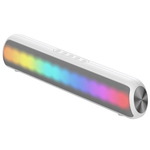 RGB colorato Desktop per altoparlante Bluetooth con Subwoofer lungo Bar Design TF scheda di inserimento in grado di utilizzare il Computer - Product Image 1