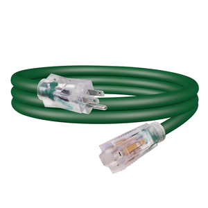 Lighted End Plug Outdoor Extension <strong>Cord</strong> <strong>14</strong> <strong>AWG</strong> 3C 16 <strong>AWG</strong> 12 <strong>AWG</strong> Outdoor Extension <strong>Cord</strong> with Indicator Light - Product Image 4
