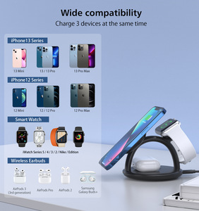 Strong Magnetic 3 in 1 Wireless <strong>Charger</strong> for Apple Watch SE <strong>8</strong> 7 6 Wireless Charging Station Holder for IPhone14 Pro Max AirPods - Product Image 3