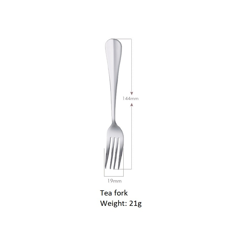 Fourchette à thé en argent