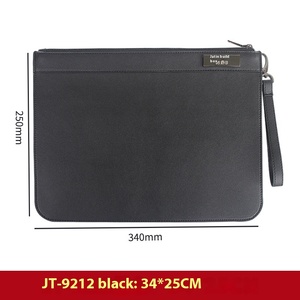 Tùy Chỉnh Công Suất Lớn A4 Dây Kéo Da Không Thấm Nước Tập Tin Túi Văn Phòng Kinh Doanh Trường Tài Liệu Lưu Trữ Dữ Liệu Thư Mục - Product Image 6