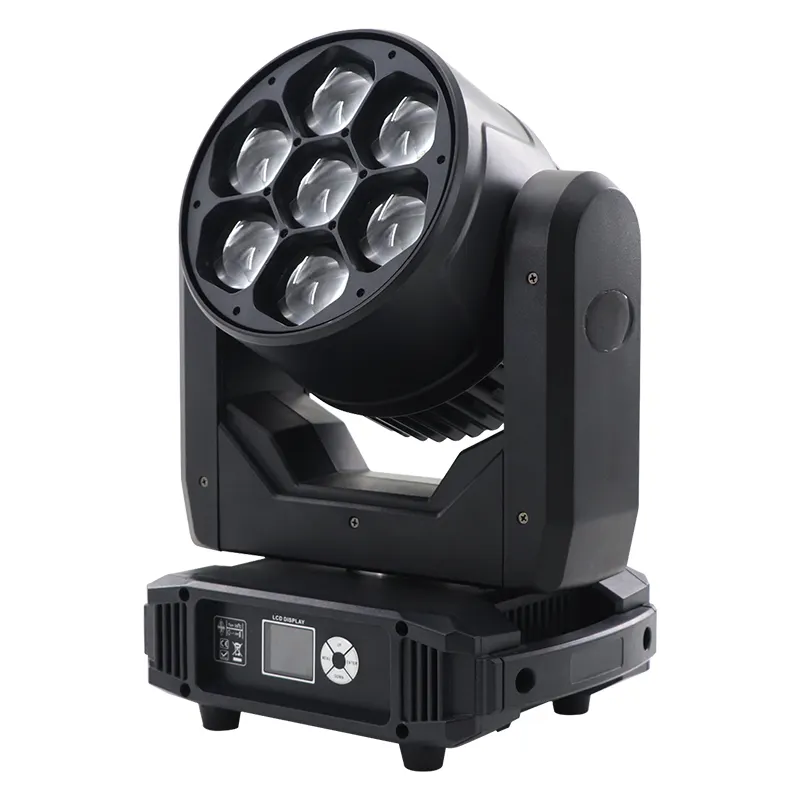 L-104 nouveau Club dj b abeille oeil lumières de scène 7x40w rgbw 4in1 lavage zoom led lumière principale mobile