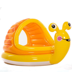 خيمة لعب للأطفال مع ظل حلزونية للصيف ، حمام سباحة منفوخ ، حفرة صالة شاطئية ممتعة للرضع والشباب - Product Image 3