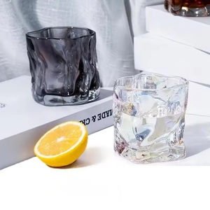 New Twisted <strong>Cup</strong> Creative Personality Irregular Shaped <strong>Cup</strong> Colorful Glass Water <strong>Cup</strong>