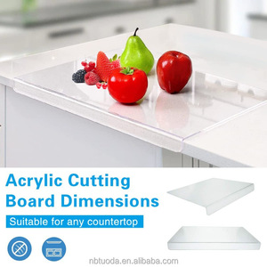 Customized Acrylic <strong>Plastic</strong> <strong>Cutting</strong> <strong>Board</strong> Kitchen Counter Design L Shape Chopping <strong>Board</strong>
