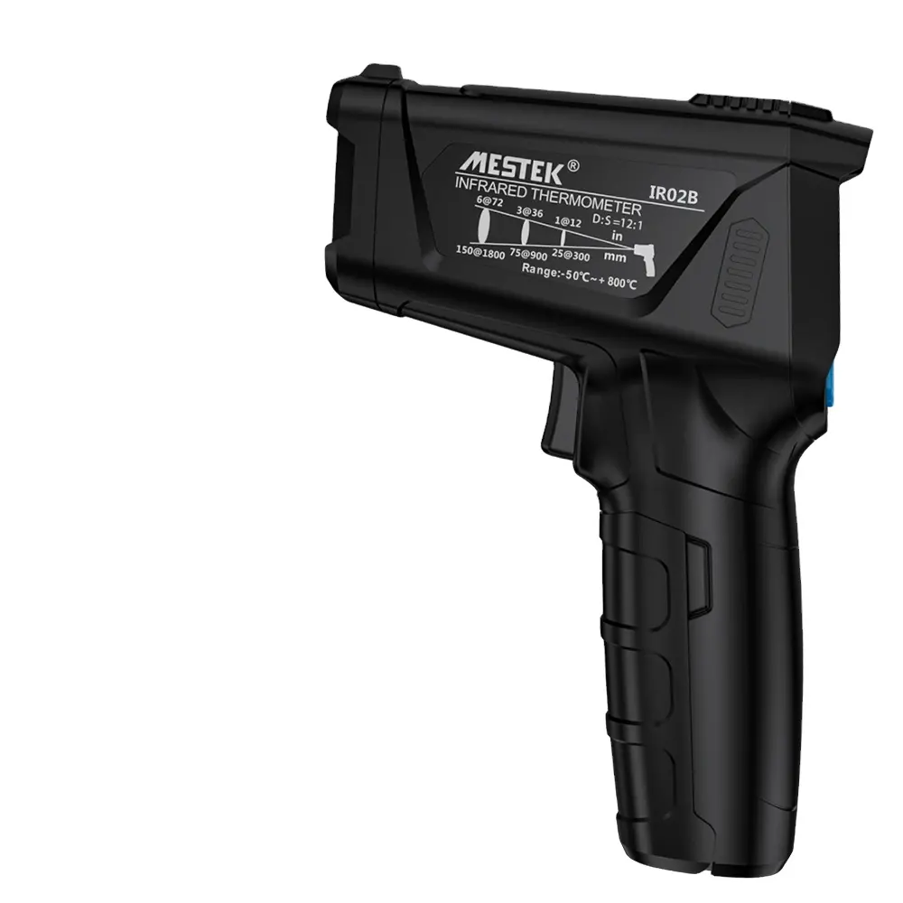 Laser Handheld IR Temperatura Gun Pirometro Imager MESTEK Termometro Digitale Utilizzato per L'industria di Misura