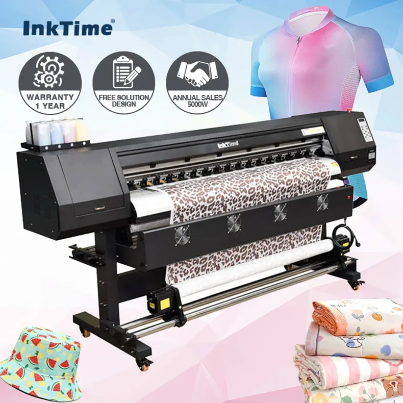 14 anos de experiência 1.9m 2 I3200 tecido digital impressão máquina preço dye sublimação impressora para t shirts