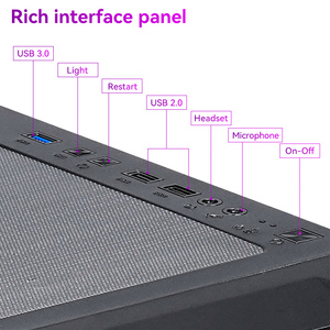 SNOWMAN RGB Fan PC <strong>Computer</strong> <strong>Case</strong> Gaming <strong>Cases</strong> <strong>Excellent</strong> Structural Design Outstanding Appearance Cabinet Casing Micro ATX - Product Image 4