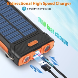 2024新产品电子太阳能电源高要求便携式手机太阳能充电器带led灯 - Product Image 5