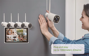 InLifeCam 8CH 3.0MP Tuya Smart APP Touch NVR Monitor Inalámbrico WIFI Cámara IP Sistema DE SEGURIDAD Conjunto de cámara CCTV Conjunto de cámara - Product Image 4