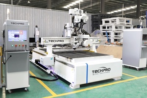 Double Head Spindle 0-90 Degrees Swing Head <strong>Cnc</strong> <strong>Router</strong> Saw Blade Machine with Automatic Lubrication <strong>System</strong> - Product Image 2